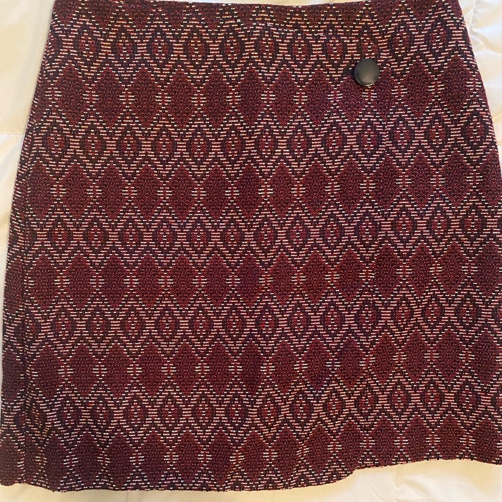 LOFT Patterned Woven Skirt
